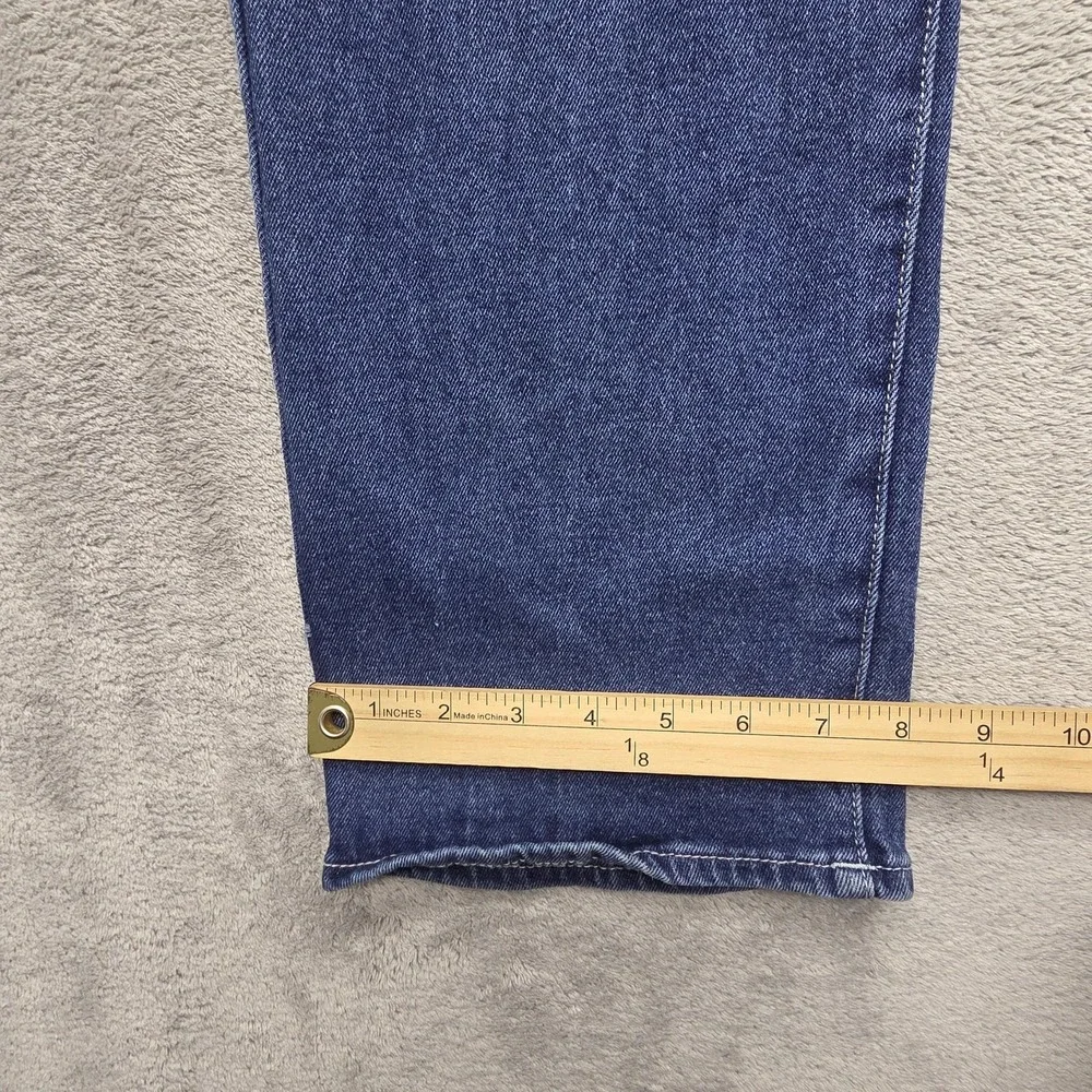 True Religion Ricky Relaxed Straight Jeans Mens Measured 34x32 Blue Medium Wash
